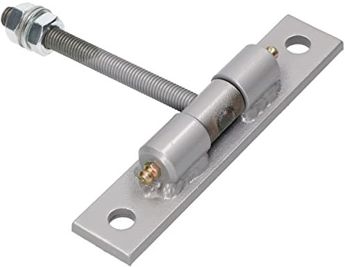KOTARBAU® Bisagra de perno ajustable Ø 10 mm, Bisagra con soporte de tornillo, Bisagra para puertas para atornillar, Herrajes para puertas ajustables, Bisagra ajustable para portones