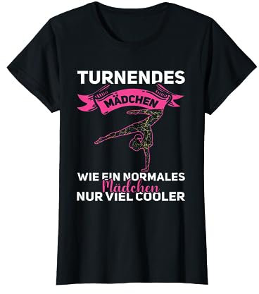 Turnendes Mädchen, Kunstturnen Gymnastik Akrobatik Turnen T-Shirt