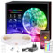 BAOMING 10m Strip Led, RGB LED Streifen mit Fernbedienung Bluetooth Musik Sync Timer-Einstellung Dimmbar Farbwechsel Led Lichterkette Lichtband Leiste Band für Zimmer Partei deko