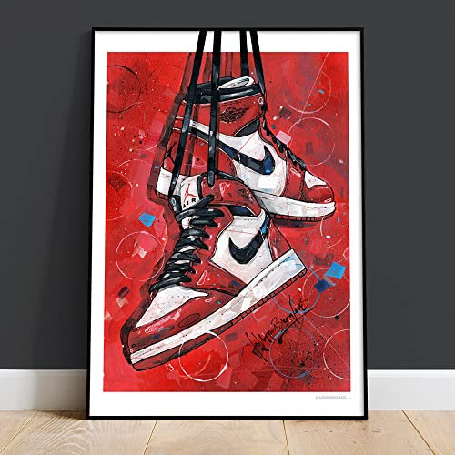 JosHoppenbrouwers Air Jordan 1 Poster (50 x 70 cm), ungerahmt