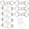 SUNNYCLUE 1 Box 40 Stück 2 Stil Antiksilber Handschellen Freiheitsanhänger Tibetischer Stil Legierungsverbinder Charms Anhänger Für Die Schmuckherstellung Bettelarmbänder Halskette Zubehör Zubehör Bas