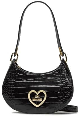 Love Moschino Damen Schultertasche, Schwarz