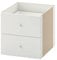 Ikea Kallax Einsatz mit 2 Schubladen, weiß, 33x33 cm