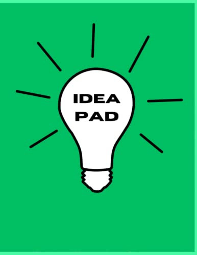 Idea Pad: Notebook for keeping notes, think pad, journal, diary