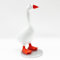 SIETIOJI Magnetische Gans Statue für Schlüsselanhänger, Gänse Ente Garten Statuen Art Decor Ornament für Home Decor Housewarming Geschenke Weiß