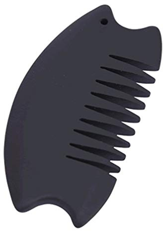 Gua Sha Scraping Massage Tools Haarkamm Naturstein Guasha Board Kämme für SPA Akupunktur Triggerpunkt Behandlung Schwarz