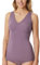 Schiesser Damen Trägertop mit herausnehmbaren Pads - Invisible Soft, Malve_181768, 36
