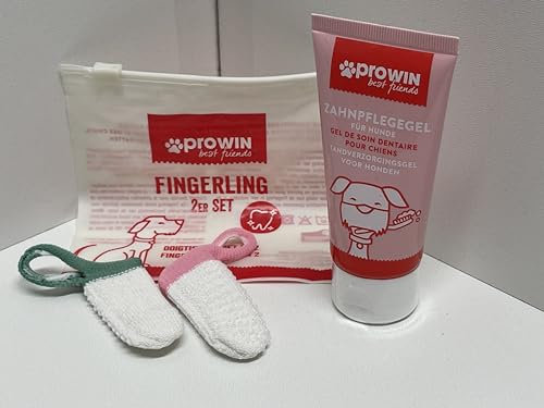 Prowin best friends Zahnpflegegel 50ml + Fingerling 2er Set neutral