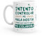 Taza cerámica con frase Mala hostia