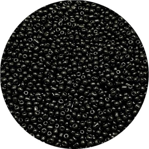 Cuentas de 3 mm para pulseras, 5000 unidades de perlas de cristal negras para enhebrar, mini cuentas, pulseras, perlas para manualidades, collares, pendientes, fabricación de joyas
