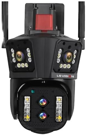 Oscanna ULTRA WIDE ANGLE 8K 10X OPTICAL ZOOM SECURITY CCTV WIFI PTZ OUTDOOR AUDIO CAMERA WITH FOUR LENSES