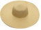 UnoSheng Derbe Chapeau de paille uni à large bord pour femme - Chapeau de plage - Chapeau de soleil fait main, Beige zzA, taille unique
