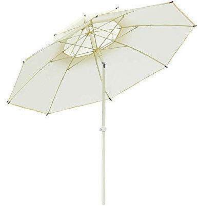 CMJSGG Sonnenschirm für den Garten, Sonnenschirm, ziemlich Stabiler Terrassenschirm mit neigbarem Metallmast, Sonnenschirme für Garten-/Rasen-Markttische im Freien, großartiger