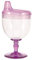 180ml Toddler Sippy Cup, Plastic Goblet Training Cup with Lid Wine Glass Mug Water Bottle with Sippy Nipples Beverage Goblet Mug for Kids Learning Drinking