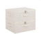 ENUMAIL 2er Set Boxen aus Vliesstoff mit Deckel, Aufbewahrungsbox mit Griff, Kleiderschrank Aufbewahrungstasche Kann im Schlafzimmer, Wohnzimmer Verwendet Werden, 38×26×15cm, Beige