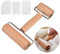 Rodillo de madera pequeño y mediano con 2 rodillos y 3 espátulas, accesorios para hornear, rodillo para extender fácilmente las masas con la mano pizza, postres y pieles de albóndigas