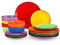 vancasso Serie BONITA Vajillas Completas 6 Personas, Platos Vajilla 18 Piezas, Pintados a Mano, Vajilla Moderna de Colores - Platos Llano, Platos de Postre y Cuencos de Cereales, Apto para Microondas
