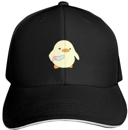 HFGAASSH Baseballmütze Ente mit Messer Rave Angelmützen Mann Schaumstoff Party Hut Party Hut Damen Herren Urlaub Sport Geschenke