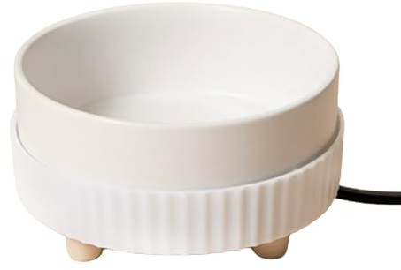 Cuenco de agua calentado para perros - Plato calefactor para mascotas recargable por USB, dispensador de bebida silencioso, diseño térmico anticongelante | Uso animal al aire libre del perrito del gat