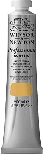 Winsor & Newton Professional Acrylique Tube 200ml 422 Jaune de Naples