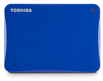 Toshiba Canvio Connect II HDTC820XL3C1 Tragbare Festplatte, 2 TB, Blau