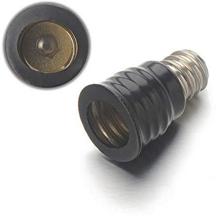 E12 Candle Candelabra Base Screw Socket to Intermediate E17 Fan Light Screw Adapter Converter (3pcs/Pack)