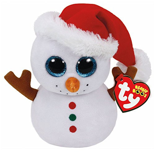 Ty – TY37195 – Beanie Boo's – Plüschfigur „Scoop der Schneemann“ 15 cm