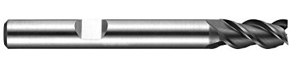 Dormer C9076.0 Schaftfräser, ALCRONA beschichtet, Cobalt HSS PM, 6 mm Kopfdurchmesser, Flötenlänge 13 mm