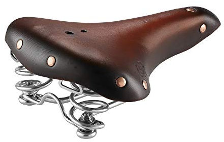 Made In Italy Montegrappa Originaler Vintage Sattel Echtes Leder Dual-Federungssystem Mod. SMC2 (Farbe/Mod: CH Charleston)