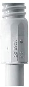 Lotto Confezione 25 Pezzi Gewiss Raccordo per Tubo Guaina Morbidx IP65 Grigio Ral7035 (DX43416 - Diametro 16 mm)