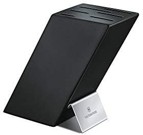 Victorinox Knife Block, For 6 Kitchen Knives, Knife Storage, Space-Saving, Wood, Black