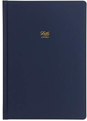 Letts Icon Adressbuch, A5, Marineblau