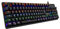 The G-Lab Keyz Carbon V3 Mechanische Gaming-Tastatur Layout amerikanisch- Blue Switch Hohe Anschlagsqualität - Gaming-Tastatur Mehrfarbige LED-Hintergrundbeleuchtung, Total Anti-Ghosting