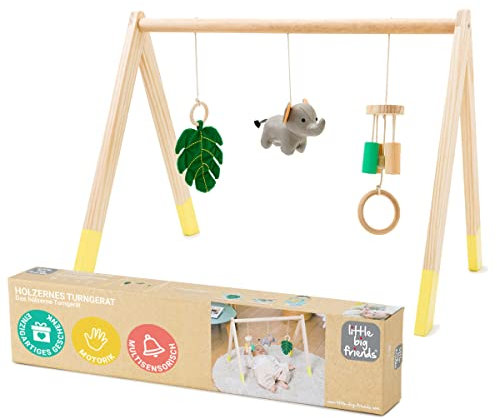 Little Big Friends Arche d'Eveil Jouet Montessori développe la motricité de bébé | Jungle