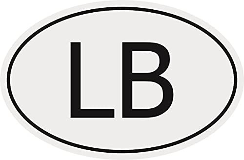 U24 Aufkleber Autokennzeichen LB= Liberia Autoaufkleber Sticker