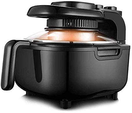 NCRD Freidora de Aire 5L, freidora con Control de Temperatura Ajustable, Temporizador, Negro