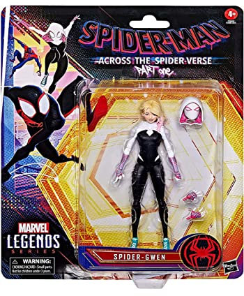Spider-man Hasbro Marvel Legends Series, Spider-Gwen, action figure da 15, ispirata al film Across the Spider-Verse (Part One), 4 accessori