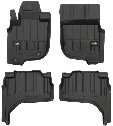 MOTOS Gummimatten Auto Fussmatte passend für Mitsubishi L200 VI ab 2019 Verbessern Sie Ihren Reisekomfort mit Antirutschmatte Auto 3D- Allwetter fußmatten Auto, Schutz vor Verschmutzung