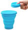 KARELLS Tazza da Viaggio Pieghevole D'acqua Portatile, Silicone Bicchiere, per Viaggio Campeggio Escursionismo e al Lavoro(170ML)