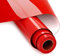 UIOK Plotterfolie Textil 30.5 x 365.7cm Flexfolie Plotter Textil,Rot Flexfolie Bügelfolie Plotter Heat Transfer Vinyl für DIY T-Shirt, Transferfolie Plotter Flexfolie für Cricut (Rot)