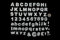 Up to 30 Edible 3D Letters Arial Black Font, Toppers, Decorations Cake (White)