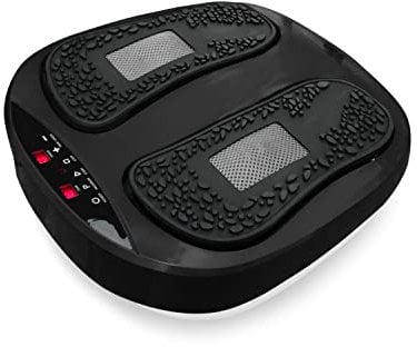 VibroLegs schwarz – Massage Gerät mit Vibration – Vibrationsplatte für vitalisierte und entspannte Beine und Füße – Fußmassage auf Knopfdruck mit 2 Programmoptionen