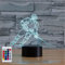 SUPERHONGJIHAO Nachtlicht für Kinder, 3D-Eishockey-LED-Lampe mit Fernbedienung, 16 Farbwechsel, Weihnachts-Geburtstagsgeschenk für Kinder