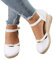 Sandali Chiusi Davanti Donna Platform Plateau Casual Scarpe Eleganti 2023 Estive Sandalo Alta Lacci Sandali con Zeppa Chiuse con Tacco Espadrillas Comodi