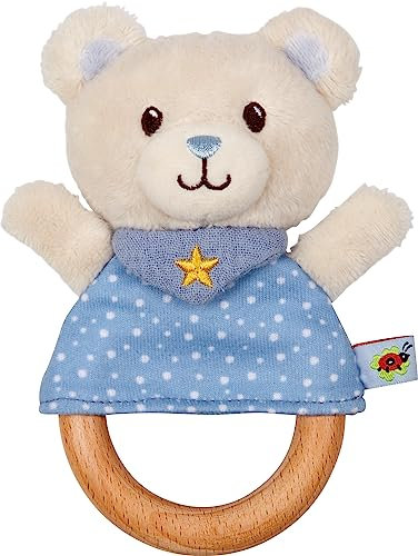 Die Spiegelburg - Greifling Teddy, hellblau - BabyGlück, 18587