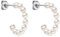 PURELEI® Pure Soul Ohrringe (Silber) – Damenohrringe aus langlebigem Edelstahl – Wasserfeste Ohrringe Damen – Modeschmuck für deinen individuellen Look – 10 mm Innendurchmesser