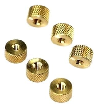 LXURY 10pcs M2 M2.5 M3 M4 Brass Knurled Thumb Nut (Color : M4)