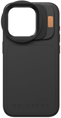 PolarPro - LiteChaser iPhone 15 - Adaptor for IP13/14 Filters - New Stronger MagSafe - Mobile phone Photography/Videography - Streamlined Black