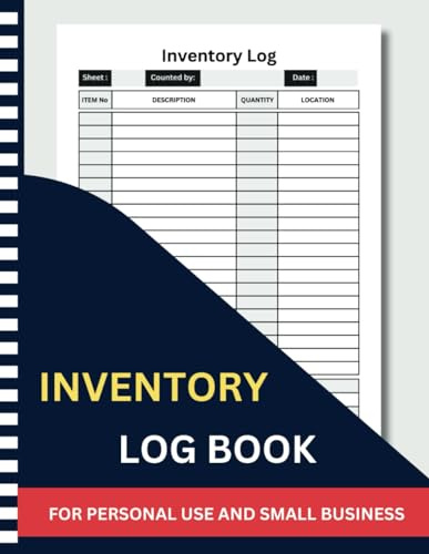 Inventory Log Book: For personal use and small business