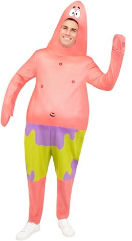 Funidelia Costume Ufficiale di Patrick - SpongeBob per uomo e donna, Tuta da cartone animato infantile, Costumi di Carnevale, Halloween e Feste